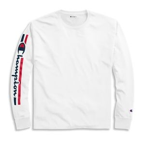 White Champion Long Sleeve
